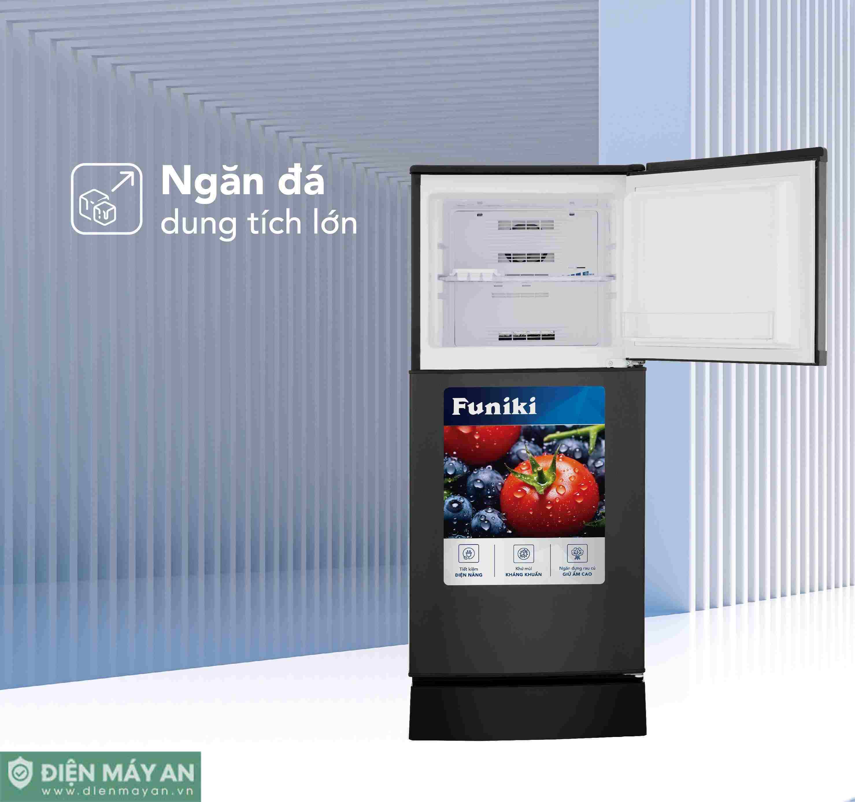 Tủ Lạnh Funiki 147 Lít FR-152CI.1 - ngăn đá dung tích lớn